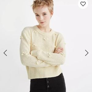 Madewell Dotted Bobble pullover sweater